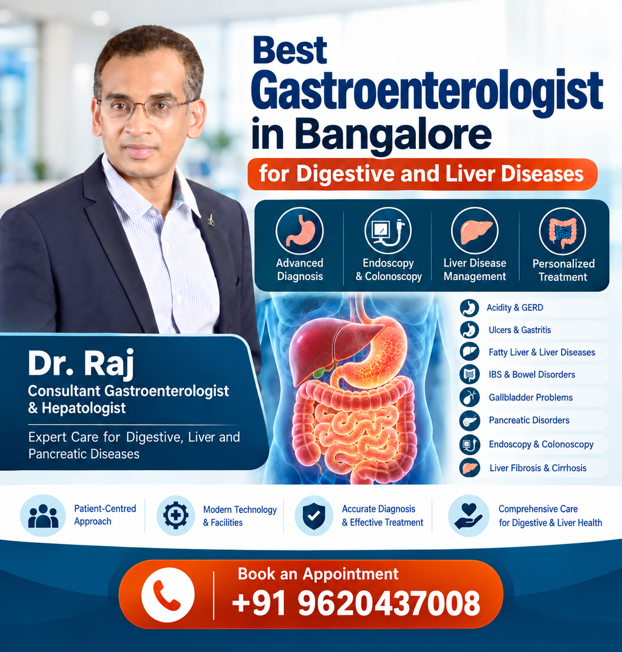 Best Gastroenterologist in Bangalore for Digestive and Liver Diseases